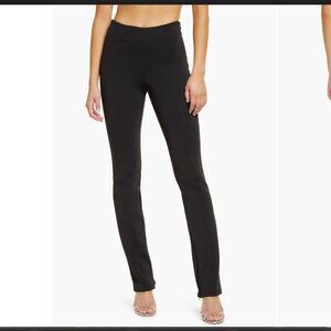 Good American Zip hem Scuba Pants - Black - Size L(3) - With Tags